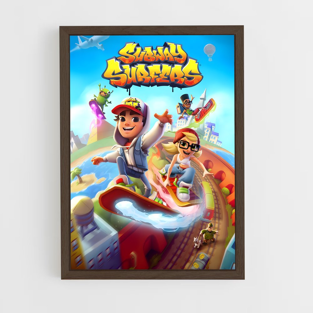 Poster Subway Adventure – affiche Subway surfers (vue 5)